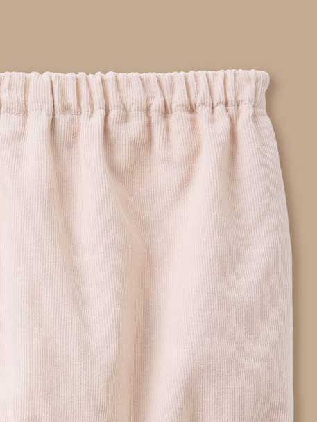 Sarouel en velours bébé Marine+Vanille 4 - vertbaudet enfant 