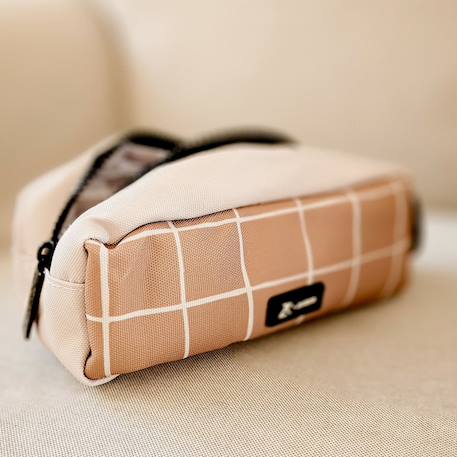 Trousse scolaire zoé sauvage Beige rosé, noir+Bleu gris, blanc+Marron, beige 10 - vertbaudet enfant 