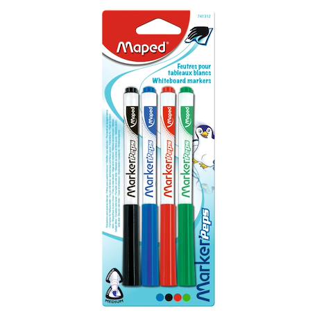 Fille-Accessoires-Fourniture scolaire-Lot de marqueurs effaçables à sec