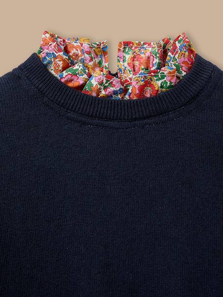 Pull  col tissu liberty Liberty annie and may rouge 2 - vertbaudet enfant 