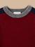 Pull colorblock en laine garçon Bordeaux+Vert 2 - vertbaudet enfant 
