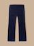 Pantalon flare  en twill Marine 2 - vertbaudet enfant 