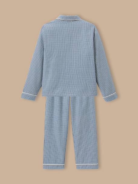 Pyjama vichy garçon Carreaux bleu 3 - vertbaudet enfant 