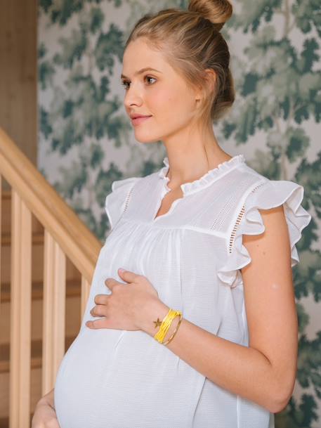 Blouse de grossesse détails jour échelle beige 7 - vertbaudet enfant 