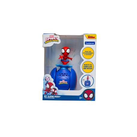 Figurine 3D Spiderman avec effets sonores Powerman® roller - mini robot Bleu 3 - vertbaudet enfant 
