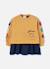 Robe fille en molleton avec patches d'émoticones Jaune 1 - vertbaudet enfant 