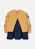 Robe fille en molleton avec patches d'émoticones Jaune 4 - vertbaudet enfant 