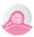 Gomme zenoa plus gomme ronde Rose 4 - vertbaudet enfant 