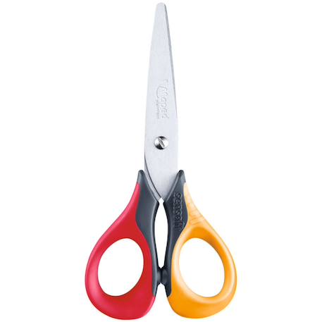 Ciseaux enfants sensoft asymétriques Bleu+Rouge 4 - vertbaudet enfant 