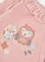 Pyjama bébé fille brodée hiboux Pink 3 - vertbaudet enfant 