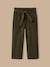 Pantalon large  en velours Kaki+Marine 1 - vertbaudet enfant 