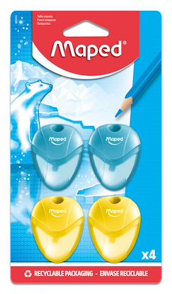 -Lot de 4 taille crayons igloo 1 trou