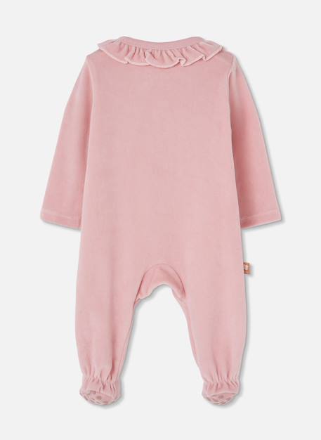 Pyjama bébé fille brodée hiboux Pink 2 - vertbaudet enfant 
