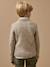 Pull en laine garçon Beige+Vert anglais 2 - vertbaudet enfant 