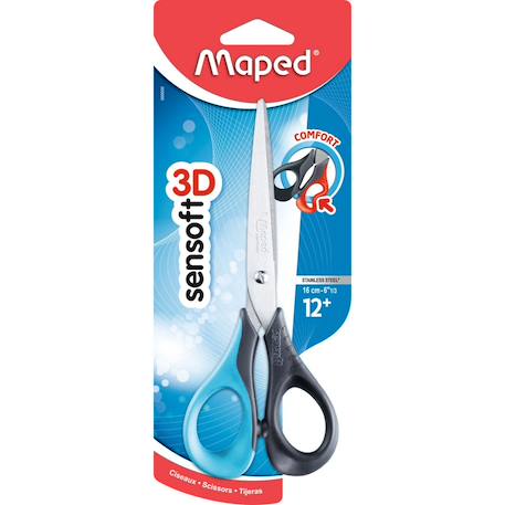 Fille-Accessoires-Fourniture scolaire-Ciseaux enfants sensoft asymétriques