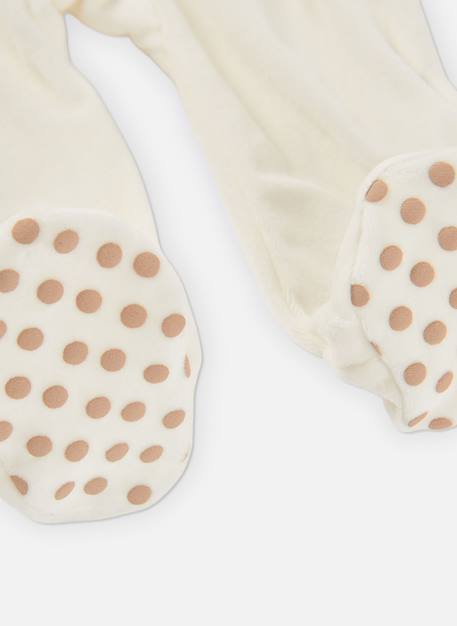 Pyjama bébé brodée ours Blanc 4 - vertbaudet enfant 