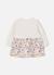 Robe bébé en maille fleurs brodées hiboux Blanc 2 - vertbaudet enfant 