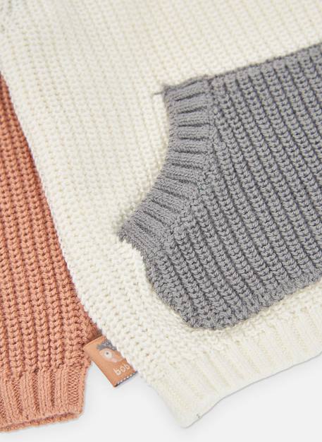 Pull bébé garçon avec poche Blanc 4 - vertbaudet enfant 