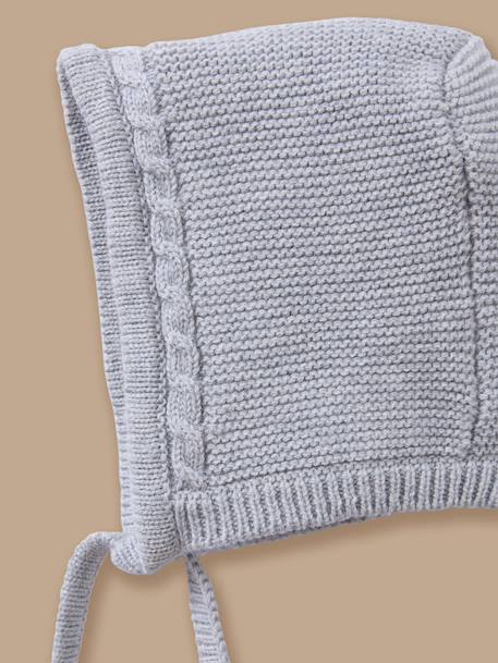 Béguin laine et coton bébé Gris chine clair 2 - vertbaudet enfant 