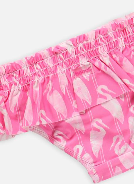 Maillot de bain fille avec des flamants roses upf50+ Rose 4 - vertbaudet enfant 