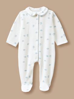Bébé-Pyjama, surpyjama-Pyjama bébé en velours imprimé