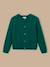 Cardigan fille point fantaisie Vert pin 1 - vertbaudet enfant 