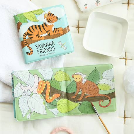Livre de bain magique enfant Bleu+Orange 8 - vertbaudet enfant 