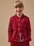 Gilet fille en molleton - coton biologique Amande+Cerise+Marine+Vert anglais 8 - vertbaudet enfant 