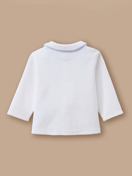 Pyjama bébé en velours Blanc doux 5 - vertbaudet enfant 
