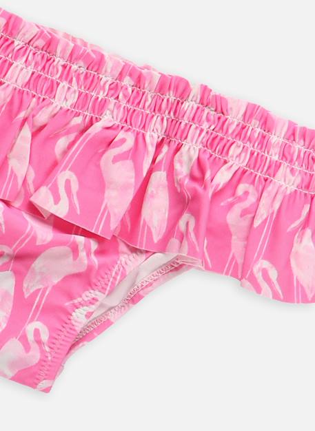 Maillot de bain fille avec des flamants roses upf50+ Rose 3 - vertbaudet enfant 