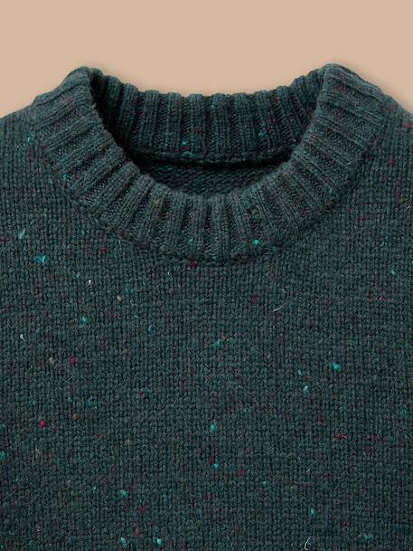 Pull en laine garçon Beige+Vert anglais 6 - vertbaudet enfant 