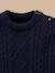 Pull torsadé garçon Beige+Marine+Vert 6 - vertbaudet enfant 