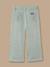 Pantalon large rayé fille Rayure verte 2 - vertbaudet enfant 