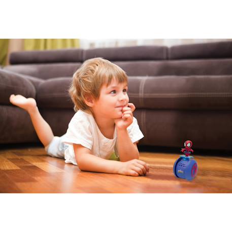 Figurine 3D Spiderman avec effets sonores Powerman® roller - mini robot Bleu 5 - vertbaudet enfant 