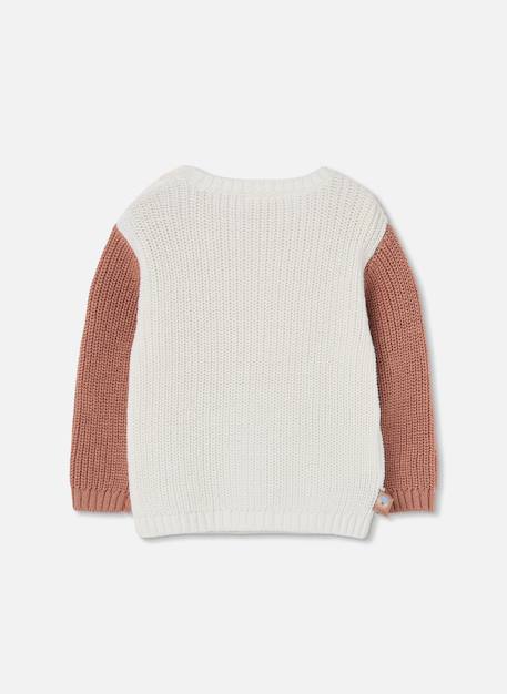 Pull bébé garçon avec poche Blanc 2 - vertbaudet enfant 