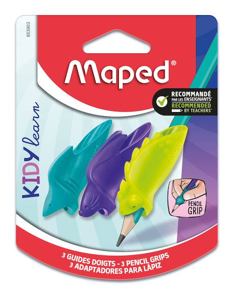 Fille-Accessoires-Fourniture scolaire-Lot de guides doigts amovibles kidy learn