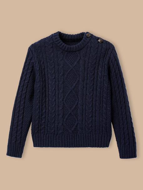 Garçon-Pull, gilet, sweat-Pull torsadé garçon
