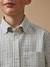 Chemise à carreaux tattersall garçon Carreaux bleu 3 - vertbaudet enfant 