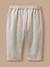Pantalon rayé bébé Rayure marron/ecru 1 - vertbaudet enfant 