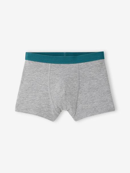 Lot de 5 boxers garçon anthracite 3 - vertbaudet enfant 