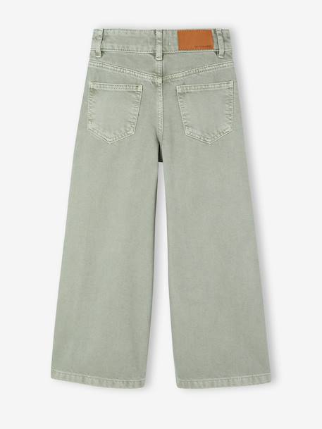 Pantalon fille large MorphologiK fin corail+kaki+vert de gris+vieux rose 12 - vertbaudet enfant 