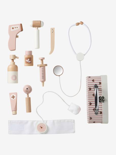 Valisette docteur poupon en bois FSC® rose 2 - vertbaudet enfant 