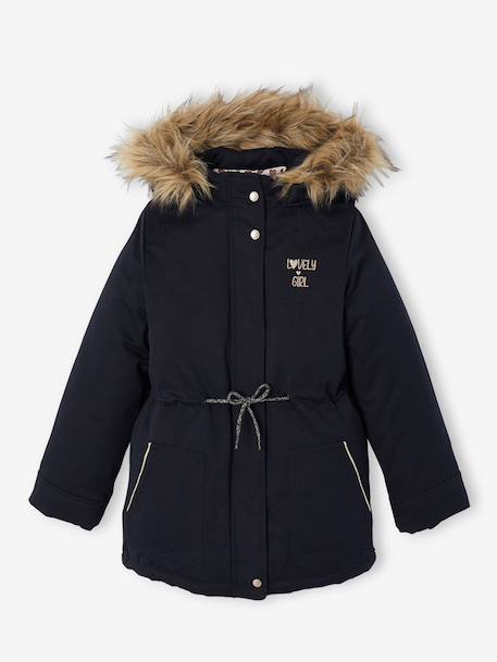 Parka fille 3 en 1 hiver à capuche kaki+noir+PURPLE DARK+sauge+Vert+vert de gris 19 - vertbaudet enfant 
