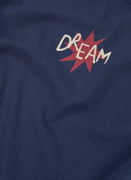 T-shirt garçon en maille imprimé dream Bleu 3 - vertbaudet enfant 