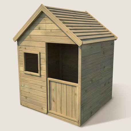 Maisonnette en bois traité pour enfant marina Marron 1 - vertbaudet enfant 