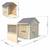 Cabane en bois enfant avec pergola alpaga Beige 4 - vertbaudet enfant 