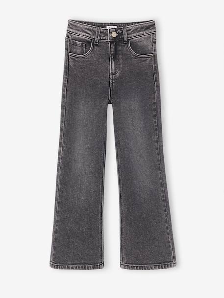 Jean flare fille bleu clair+bleu moyen+denim gris 10 - vertbaudet enfant 