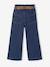 Jean large paperbag fille bleu foncé+bleu moyen 2 - vertbaudet enfant 