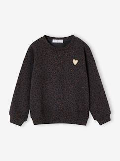 -Sweat fille léopard capsule mère/fille
