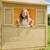 Cabane en bois sur pilotis avec toboggan josephine Marron 6 - vertbaudet enfant 